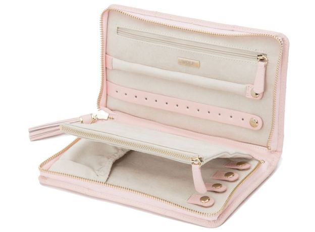 Скринька WOLF 324815 Caroline Portfolio Rose Quartz, фото 2 | Интернет-магазин оригинальных часов и аксессуаров