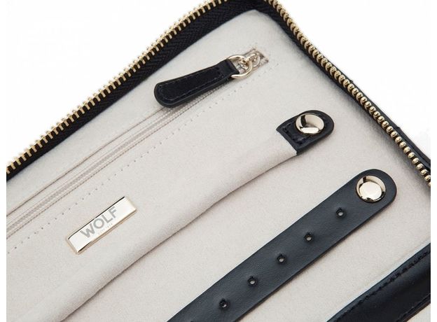 Шкатулка WOLF 324871 Caroline Portfolio Black, фото 3 | Интернет-магазин оригинальных часов и аксессуаров