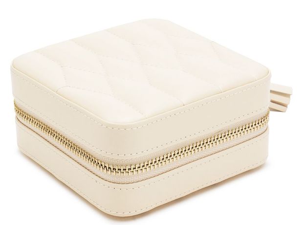 Шкатулка WOLF 329953 Caroline Zip Case Ivory, фото 3 | Интернет-магазин оригинальных часов и аксессуаров