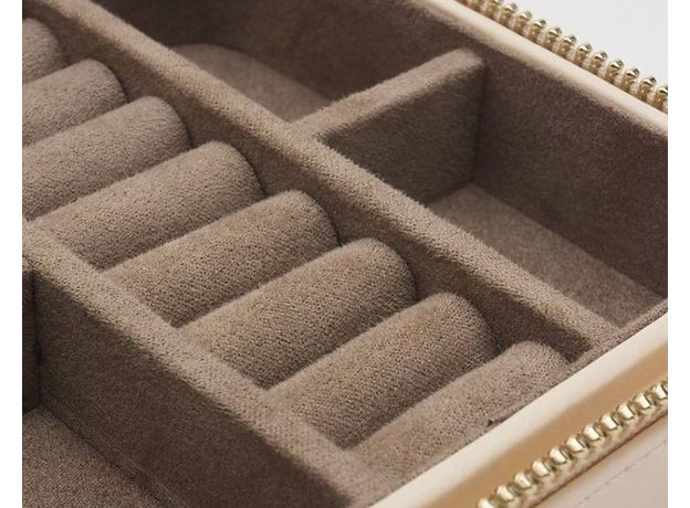 Шкатулка WOLF 329953 Caroline Zip Case Ivory, фото 4 | Интернет-магазин оригинальных часов и аксессуаров
