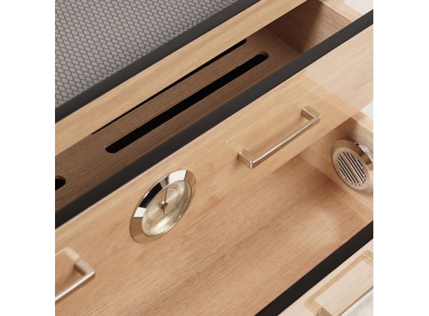 Скринька WOLF 460028 + 460228 Humidor with top tray Blonde, фото 3 | Интернет-магазин оригинальных часов и аксессуаров