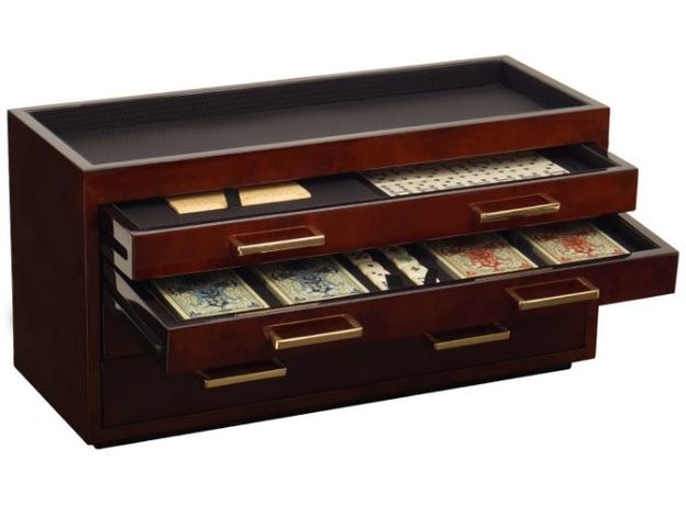 Скринька WOLF 460110 Casino Gaming Box Burl, фото 3 | Интернет-магазин оригинальных часов и аксессуаров