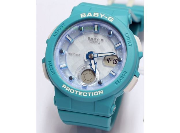 CASIO BGA-250-2AER, Вариации товара: Зеленый, фото 2 | Интернет-магазин оригинальных часов и аксессуаров