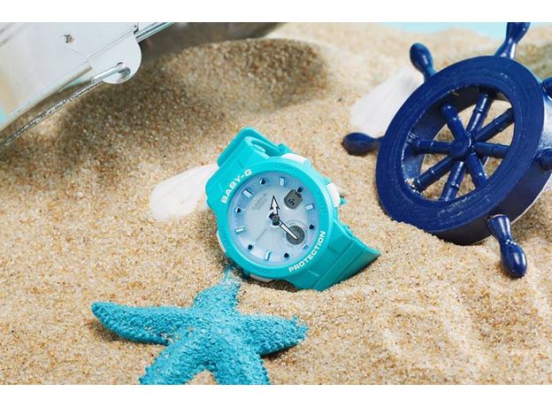 CASIO BGA-250-2AER, Вариации товара: Зеленый, фото 11 | Интернет-магазин оригинальных часов и аксессуаров