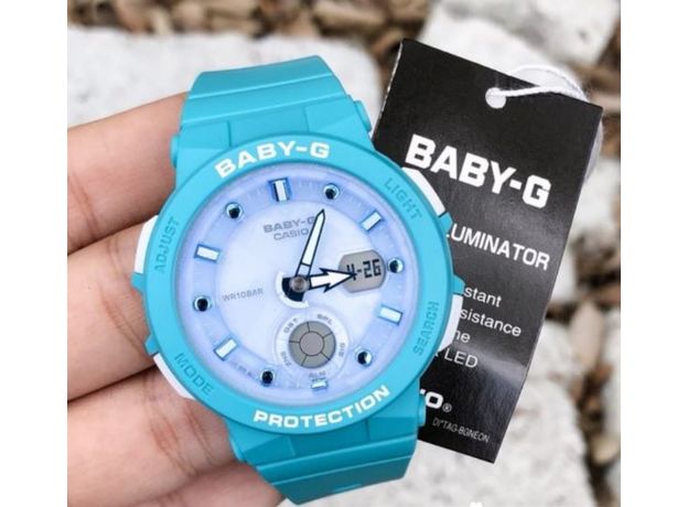 CASIO BGA-250-2AER, Вариации товара: Зеленый, фото 3 | Интернет-магазин оригинальных часов и аксессуаров