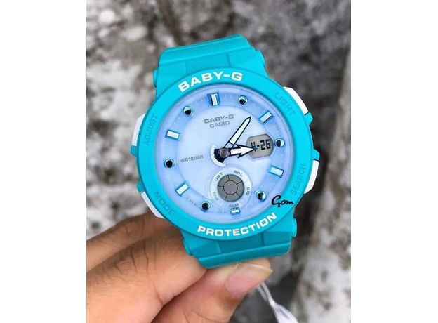 CASIO BGA-250-2AER, Вариации товара: Зеленый, фото 5 | Интернет-магазин оригинальных часов и аксессуаров