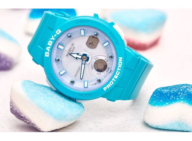 CASIO BGA-250-2AER, Вариации товара: Зеленый, фото 7 | Интернет-магазин оригинальных часов и аксессуаров