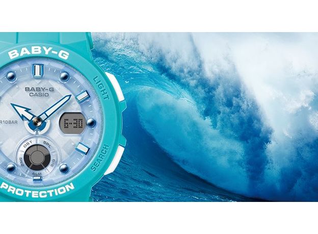 CASIO BGA-250-2AER, Вариации товара: Зеленый, фото 9 | Интернет-магазин оригинальных часов и аксессуаров