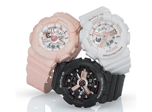 CASIO BA-110RG-4AER, Вариации товара: Бежевый/Белый, фото 2 | Интернет-магазин оригинальных часов и аксессуаров