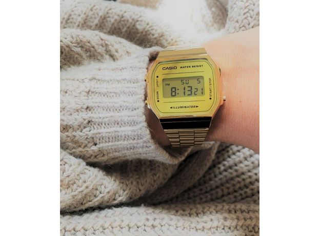 CASIO A168WEGM-9EF, Вариации товара: Позолота/Желтый, фото 2 | Интернет-магазин оригинальных часов и аксессуаров