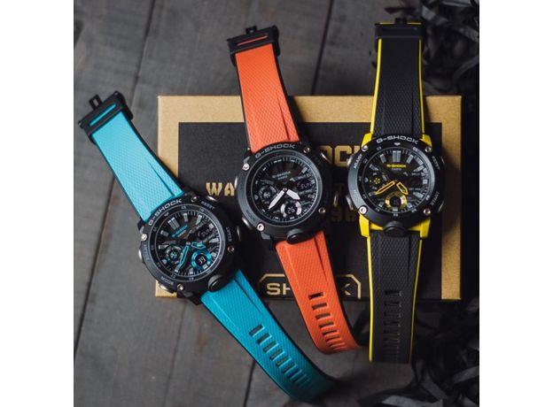 CASIO GA-2000-1A2ER, Вариации товара: Черный/Голубой, фото 4 | Интернет-магазин оригинальных часов и аксессуаров