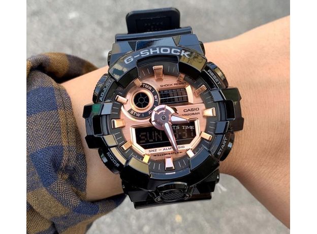 CASIO GA-700MMC-1AER, Варіант кольору: Чорний/Бронзовий, фото 6 | Интернет-магазин оригинальных часов и аксессуаров