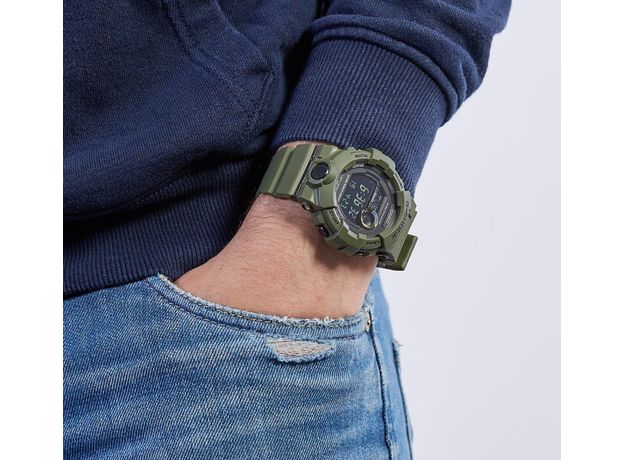 CASIO GBD-800UC-3ER Bluetooth, Варіант кольору: Зелений, фото 5 | Интернет-магазин оригинальных часов и аксессуаров