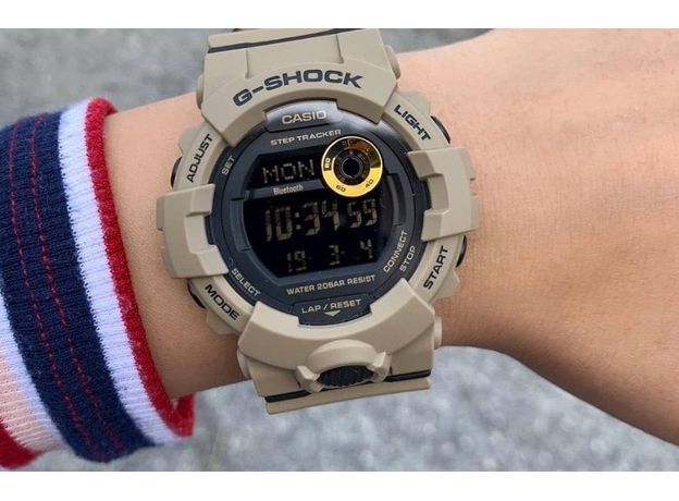 CASIO GBD-800UC-5ER Bluetooth, Варіант кольору: Хакі, фото 4 | Интернет-магазин оригинальных часов и аксессуаров