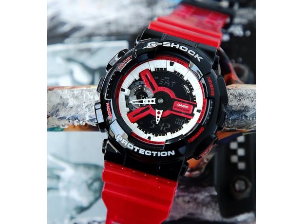 CASIO GA-110RB-1AER, Вариации товара: Черный/Красный, фото 7 | Интернет-магазин оригинальных часов и аксессуаров
