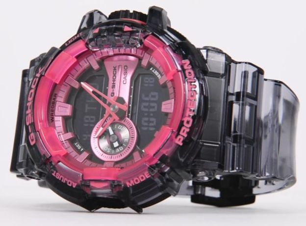 CASIO GA-400SK-1A4ER, Вариации товара: Черный/Розовый, фото 2 | Интернет-магазин оригинальных часов и аксессуаров