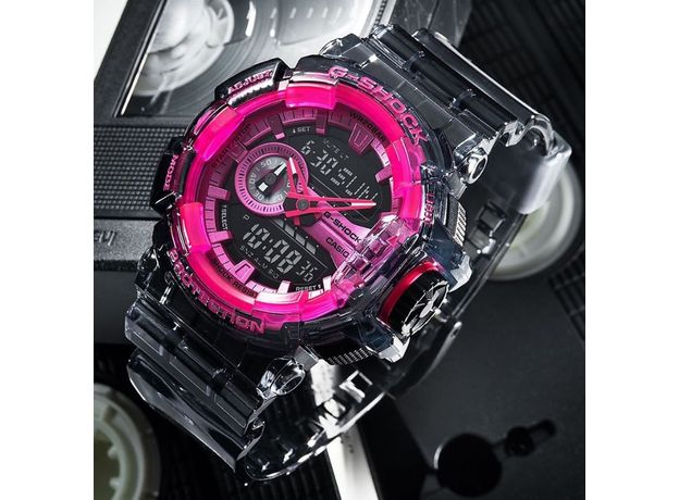 CASIO GA-400SK-1A4ER, Вариации товара: Черный/Розовый, фото 7 | Интернет-магазин оригинальных часов и аксессуаров