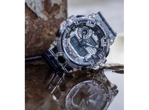 CASIO GA-700SK-1AER, Варіант кольору: Прозорий/Сірий, фото 4 | Интернет-магазин оригинальных часов и аксессуаров