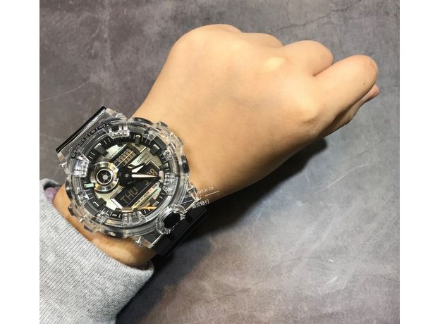 CASIO GA-700SK-1AER, Варіант кольору: Прозорий/Сірий, фото 3 | Интернет-магазин оригинальных часов и аксессуаров