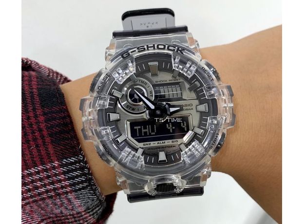 CASIO GA-700SK-1AER, Варіант кольору: Прозорий/Сірий, фото 11 | Интернет-магазин оригинальных часов и аксессуаров