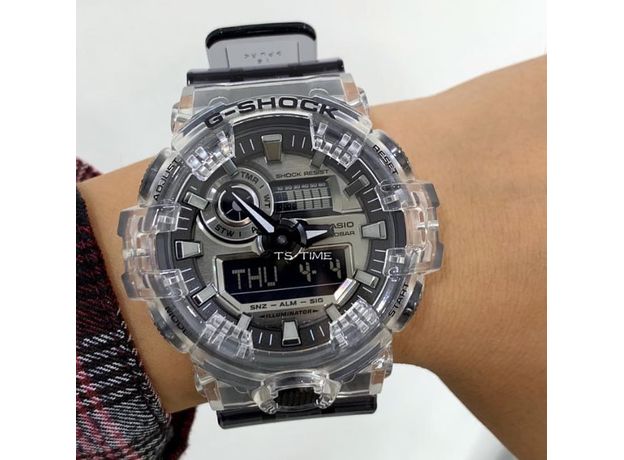 CASIO GA-700SK-1AER, Варіант кольору: Прозорий/Сірий, фото 7 | Интернет-магазин оригинальных часов и аксессуаров