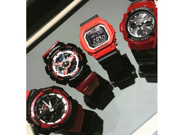 CASIO GAW-100RB-1AER, Вариации товара: Черный/Красный, фото 3 | Интернет-магазин оригинальных часов и аксессуаров