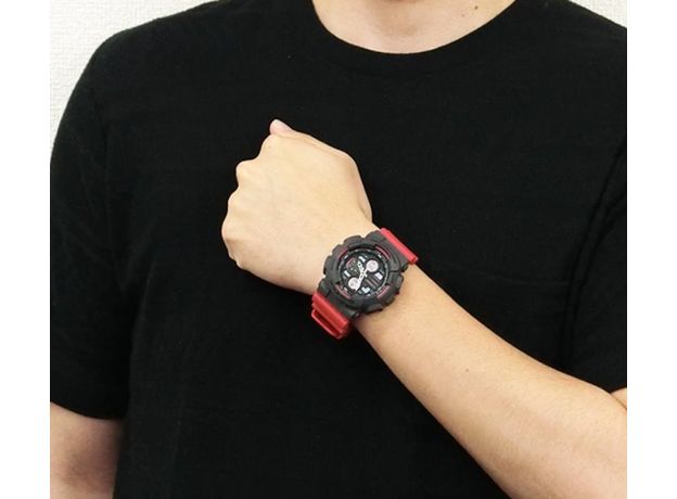 CASIO GA-140-4AER, Варіант кольору: Червоний, фото 3 | Интернет-магазин оригинальных часов и аксессуаров