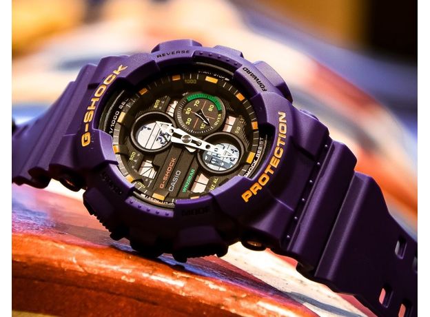 CASIO GA-140-6AER, Варіант кольору: Фіолетовий, фото 5 | Интернет-магазин оригинальных часов и аксессуаров
