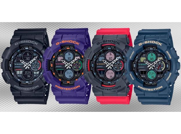 CASIO GA-140-6AER, Варіант кольору: Фіолетовий, фото 4 | Интернет-магазин оригинальных часов и аксессуаров