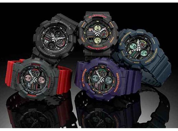 CASIO GA-140-6AER, Варіант кольору: Фіолетовий, фото 3 | Интернет-магазин оригинальных часов и аксессуаров