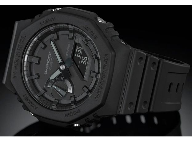 CASIO GA-2100-1A1ER, Варіант кольору: Чорний/Чорний, фото 2 | Интернет-магазин оригинальных часов и аксессуаров