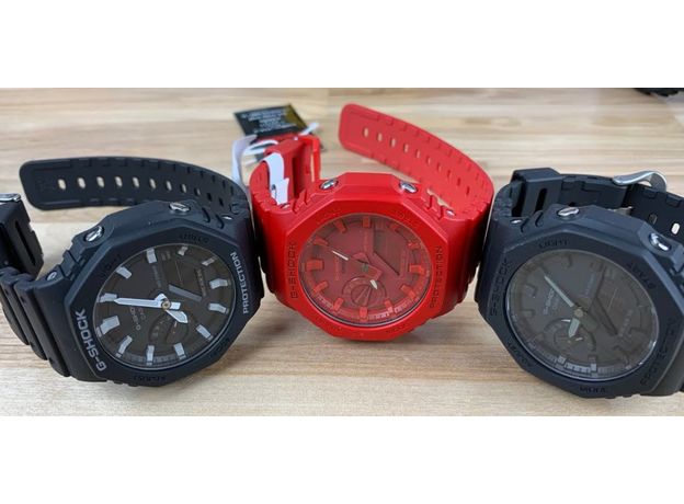 CASIO GA-2100-4AER, Вариации товара: Красный, фото 6 | Интернет-магазин оригинальных часов и аксессуаров