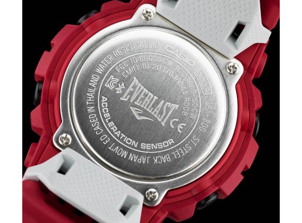 CASIO GBA-800EL-4AER EVERLAST Bluetooth, Вариации товара: Красный, фото 14 | Интернет-магазин оригинальных часов и аксессуаров