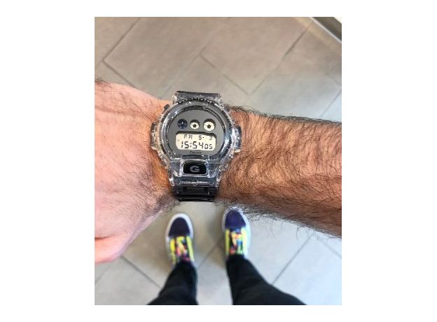 CASIO DW-6900SK-1ER, Варіант кольору: Прозорий/Сірий, фото 5 | Интернет-магазин оригинальных часов и аксессуаров