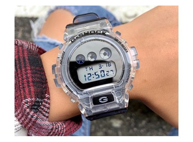 CASIO DW-6900SK-1ER, Варіант кольору: Прозорий/Сірий, фото 2 | Интернет-магазин оригинальных часов и аксессуаров