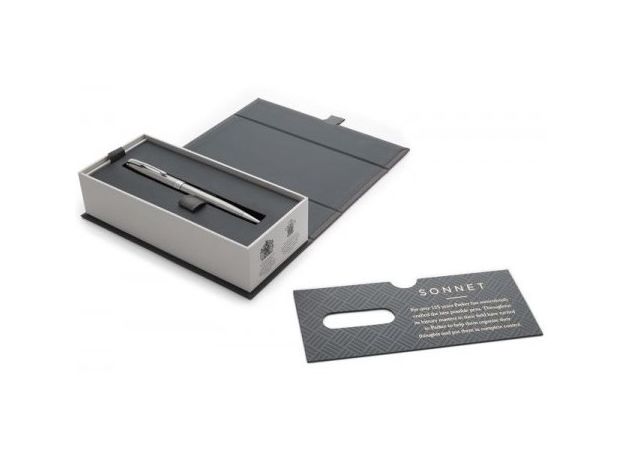 Шариковая ручка 84-232 SONNET 17 Stainless Steel CT BP, фото 2 | Интернет-магазин оригинальных часов и аксессуаров