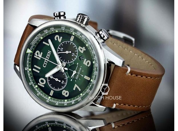 CITIZEN CA4420-21X, Варіант кольору: Зелений, фото 3 | Интернет-магазин оригинальных часов и аксессуаров