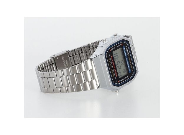 CASIO A168WA-1YES, Варіант кольору: Сталевий/Світлий, фото 2 | Интернет-магазин оригинальных часов и аксессуаров