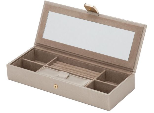 Скринька WOLF 213578 Palermo Safe Deposit Box Pewter, фото 4 | Интернет-магазин оригинальных часов и аксессуаров