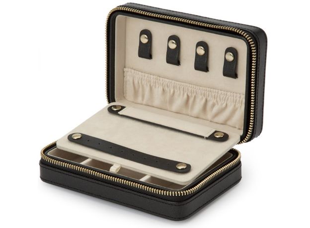 Шкатулка WOLF 213602 Palermo Zip Case Black Anthracite, фото 3 | Интернет-магазин оригинальных часов и аксессуаров