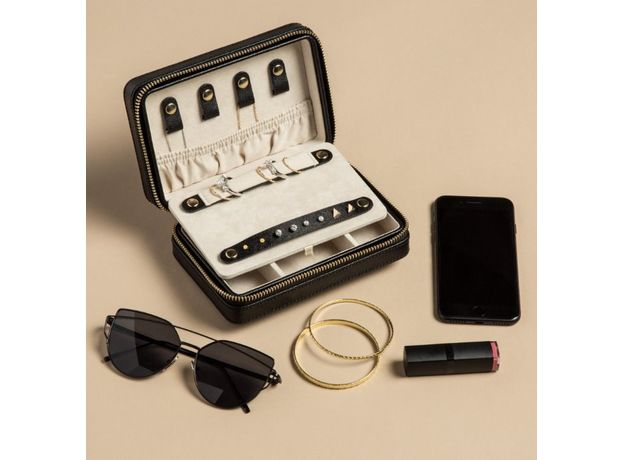 Шкатулка WOLF 213602 Palermo Zip Case Black Anthracite, фото 4 | Интернет-магазин оригинальных часов и аксессуаров