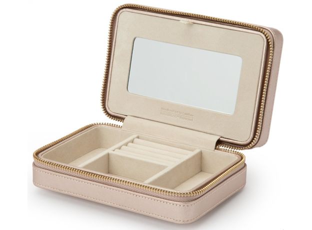 Шкатулка WOLF 213616 Palermo Zip Case Rose Gold, фото 7 | Интернет-магазин оригинальных часов и аксессуаров