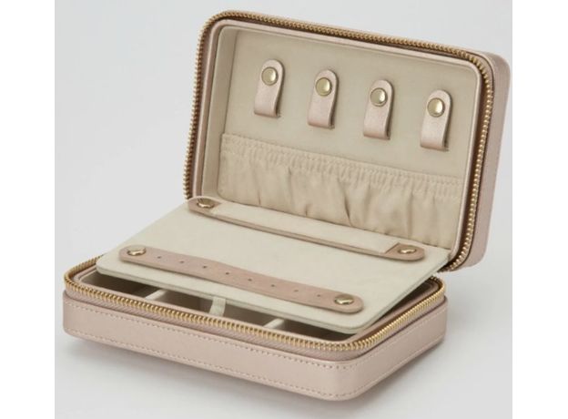 Шкатулка WOLF 213616 Palermo Zip Case Rose Gold, фото 6 | Интернет-магазин оригинальных часов и аксессуаров