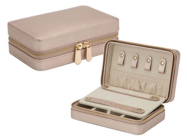 Шкатулка WOLF 213616 Palermo Zip Case Rose Gold, фото 4 | Интернет-магазин оригинальных часов и аксессуаров