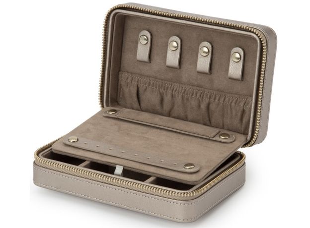 Шкатулка WOLF 213678 Palermo Zip Case Pewter, фото 5 | Интернет-магазин оригинальных часов и аксессуаров
