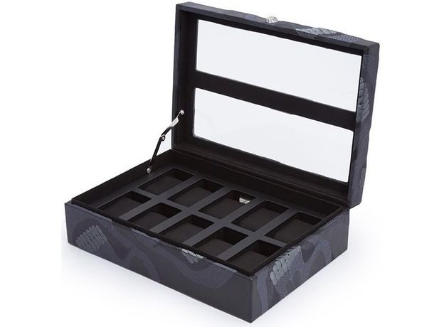 Шкатулка WOLF 493502 Memento Mori 10pc Watch Box Black, фото 4 | Интернет-магазин оригинальных часов и аксессуаров