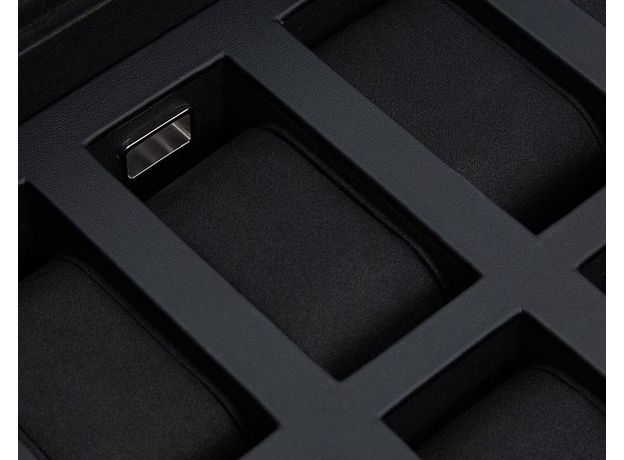 Шкатулка WOLF 493502 Memento Mori 10pc Watch Box Black, фото 2 | Интернет-магазин оригинальных часов и аксессуаров