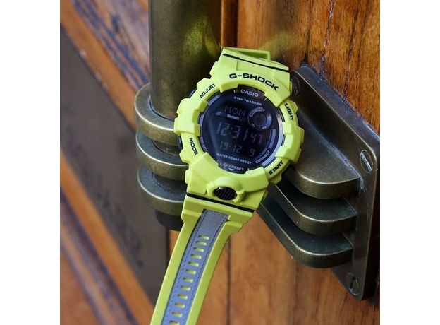 CASIO GBD-800LU-9ER Bluetooth, Варіант кольору: Жовтий, фото 3 | Интернет-магазин оригинальных часов и аксессуаров