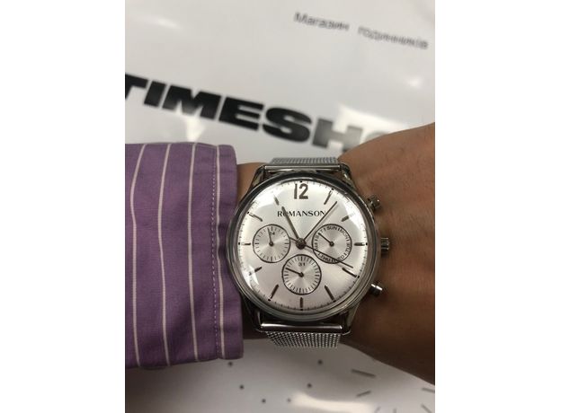 ROMANSON TM8A34FMWWAS2W(TM8A34FMW WH), фото 4 | Интернет-магазин оригинальных часов и аксессуаров