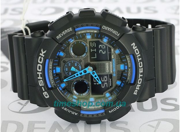 CASIO GA-100-1A2ER, Вариации товара: Черный, фото 2 | Интернет-магазин оригинальных часов и аксессуаров